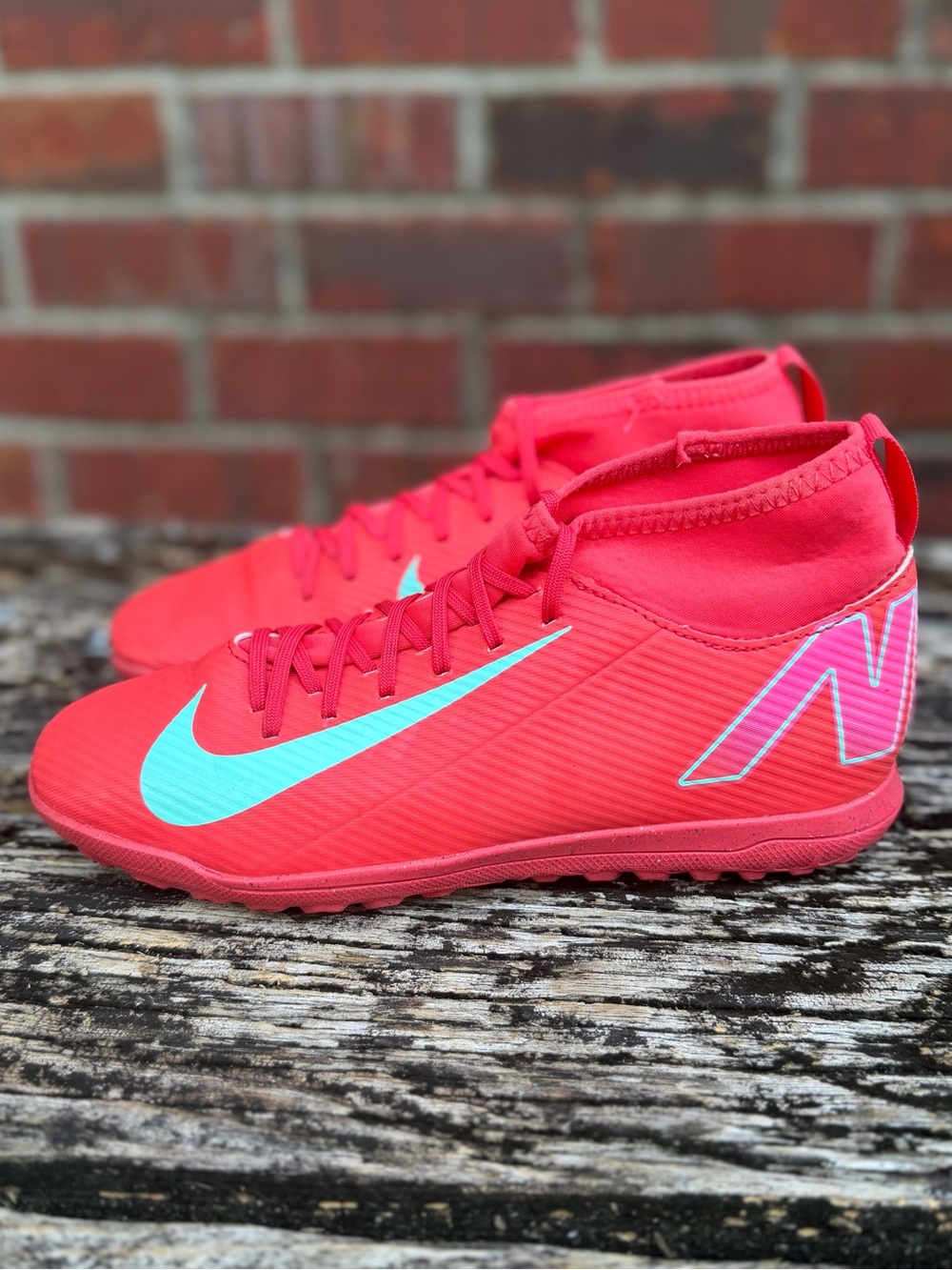 Nike Jr. Mercurial Superfly 10 Club TF Sz 5.5Y (Women-7)High-Top Soccer Shoes X2